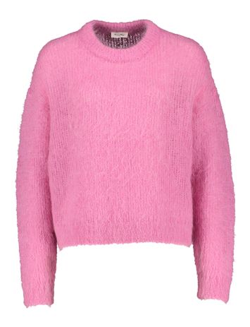 Fuchsia wollen sweater met ronde hals Bym American Vintage