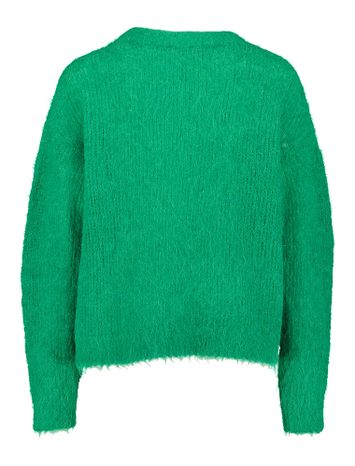 Groene wollen sweater met ronde hals Bym American Vintage