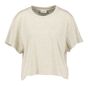 Ecru cropped t-shirt met schakering Ypa American Vintage