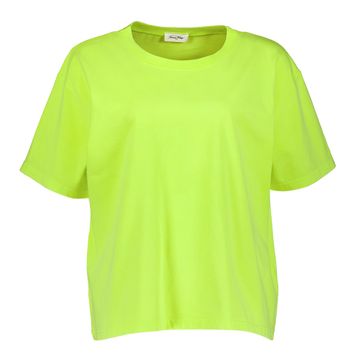 Fluo gele oversized t-shirt American Vintage 