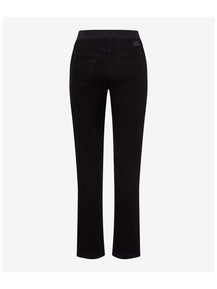 Zwarte broek met elastiek Pamina Raphaela By Brax