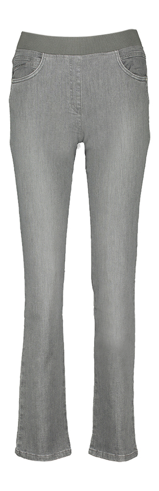 Grijze slim fit jeans met elastiek Pamina Raphaela