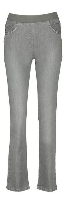 Grijze slim fit jeans met elastiek Pamina Raphaela