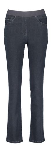 Donkerblauwe slim fit jeans met elastiek Pamina Raphaela 