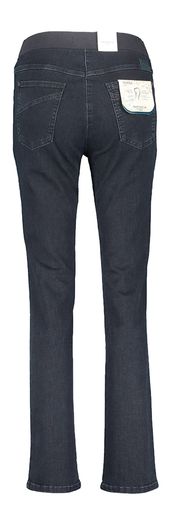 Donkerblauwe slim fit jeans met elastiek Pamina Raphaela 