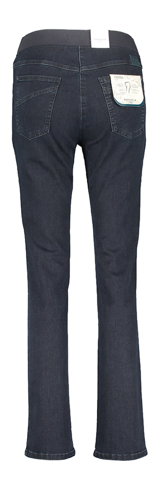 Donkerblauwe slim fit jeans met elastiek Pamina Raphaela 
