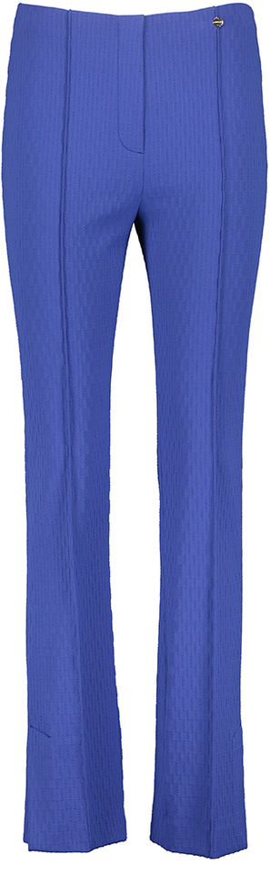 Kobalt blauwe comfortabele broek met elastiek Marccain