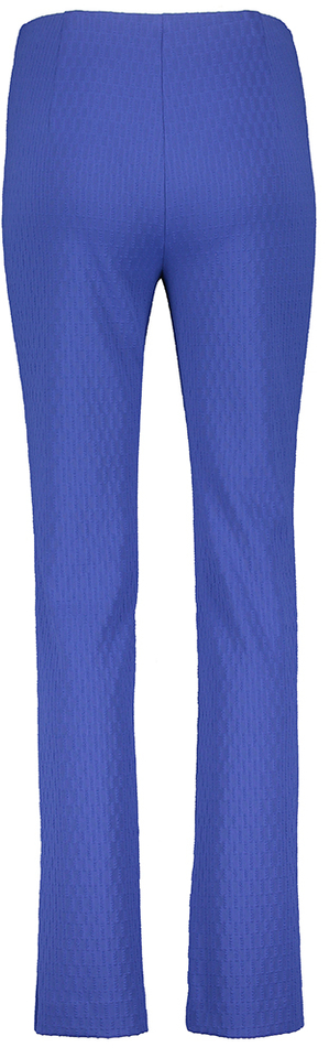 Kobalt blauwe comfortabele broek met elastiek Marccain