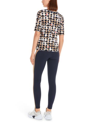 T-shirt met harten print Marccain