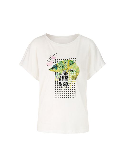 Ecru t-shirt Gym& Co Marccain Sport