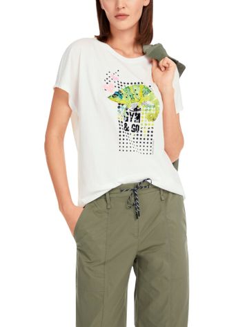 Ecru t-shirt Gym& Co Marccain Sport