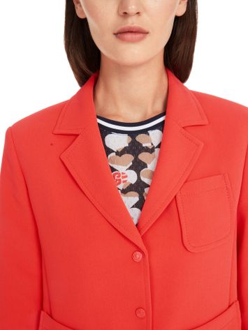 Fluo oranje vestje met opgestikte zakken Marccain