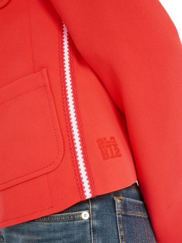 Fluo oranje vestje met opgestikte zakken Marccain