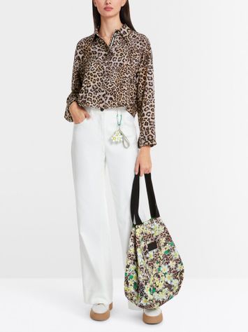 Korte bloes in dierenprint Marccain Sport