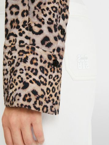 Korte bloes in dierenprint Marccain Sport