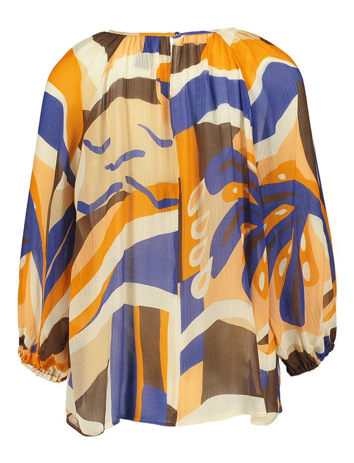 Multicolor blouse in print Marc Cain Remix