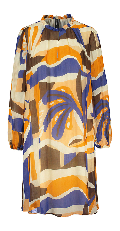 Multicolor jurk met print Marc Cain Remix