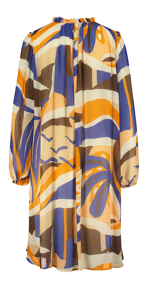 Multicolor jurk met print Marc Cain Remix