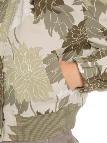 Groene bomber met bloemenprinte Marccain Collection 