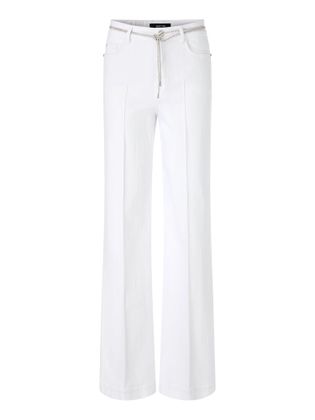 Marc Cain collections Witte jeans in bootcut fit Marccain