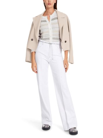 Witte jeans in bootcut fit Marccain