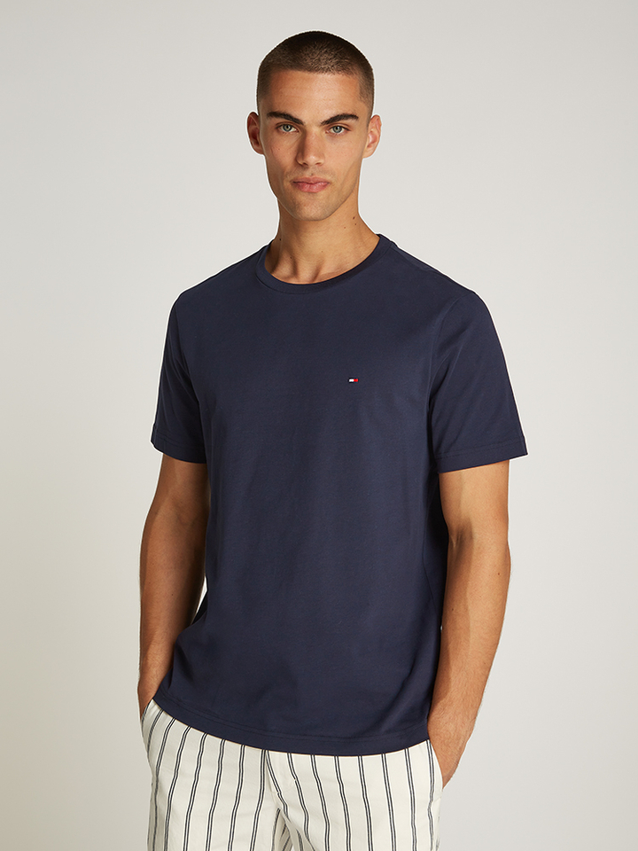 Donkerblauwe basis t-shirt Tommy Hilfiger 