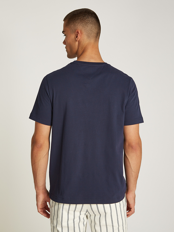 Donkerblauwe basis t-shirt Tommy Hilfiger 