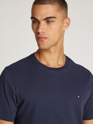 Donkerblauwe basis t-shirt Tommy Hilfiger 