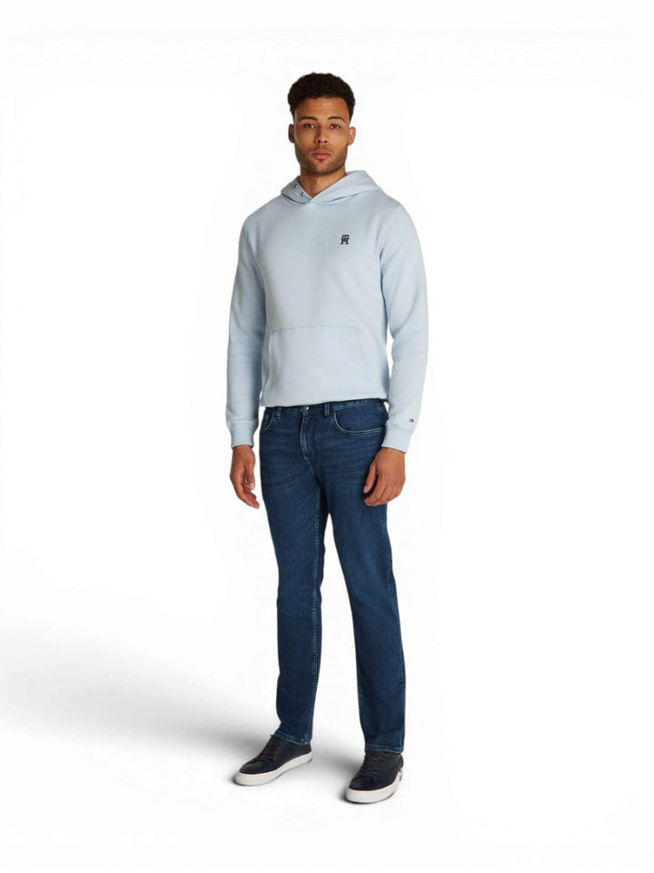 Blauwe straight fit jeans Tommy Hilfiger