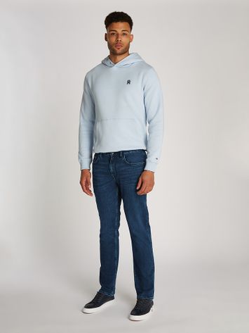 Blauwe straight fit jeans Tommy Hilfiger 