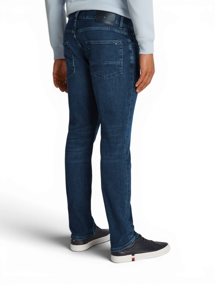 Blauwe straight fit jeans Tommy Hilfiger