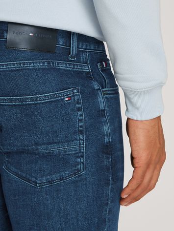 Blauwe straight fit jeans Tommy Hilfiger 