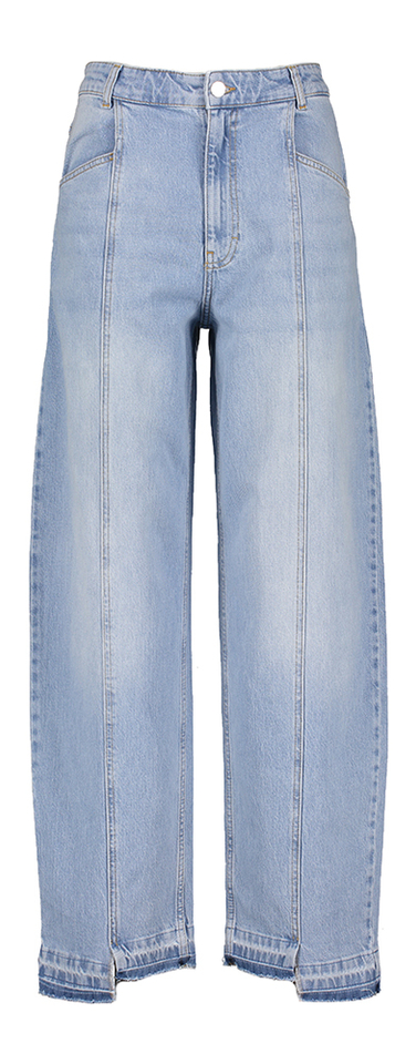 Lichtblauwe relaxed fit jeans met hoge taille Nanya Baum Und Pferdgarten