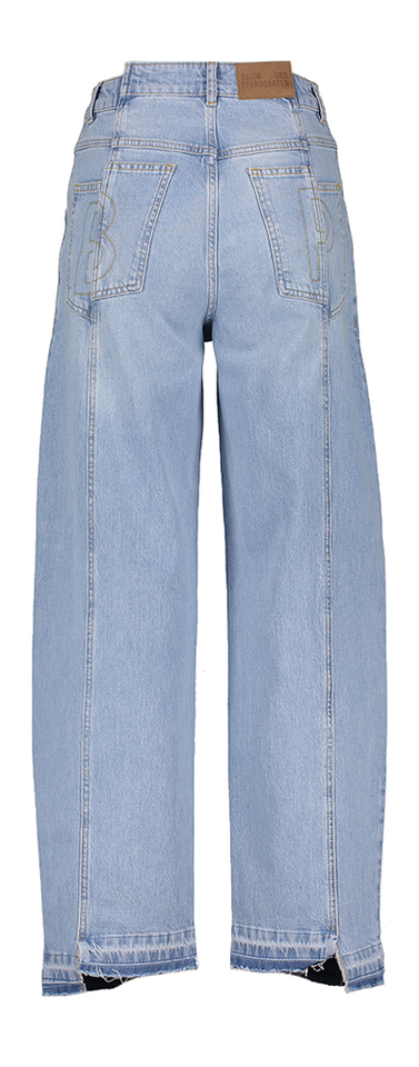 Lichtblauwe relaxed fit jeans met hoge taille Nanya Baum Und Pferdgarten