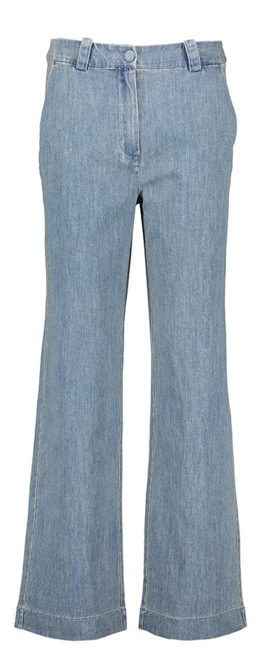 Blauwkleurig straight fit jeans Aletta Numph