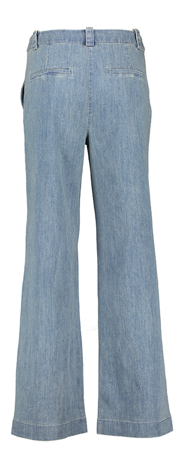 Blauwkleurig straight fit jeans Aletta Numph