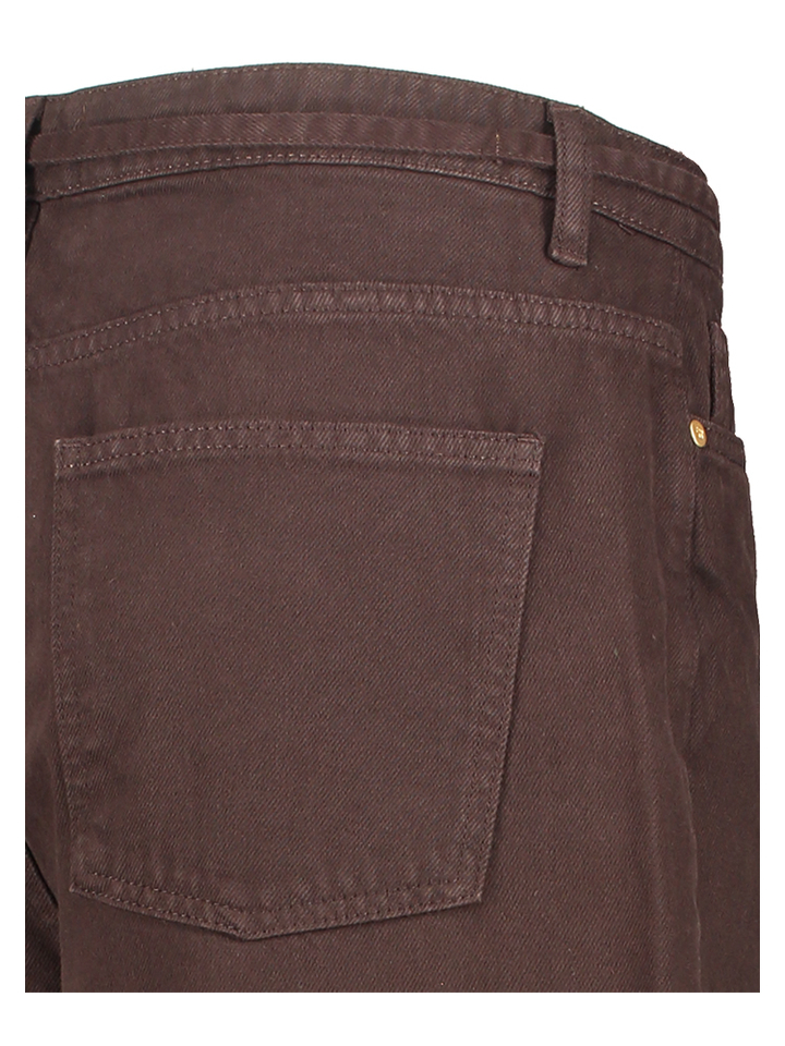 Bruine wide leg jeans Brooklyn Numph