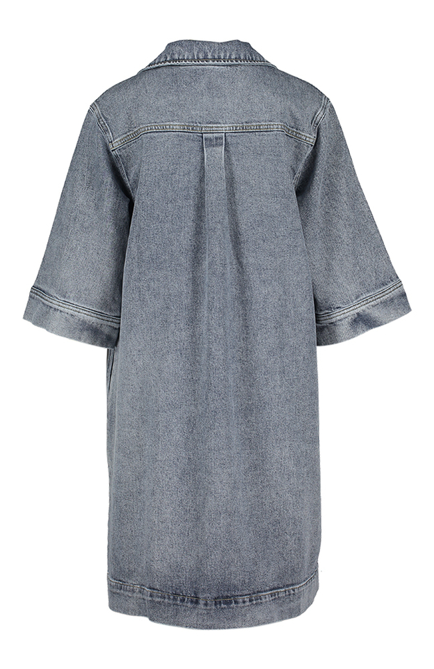 Blauwgrijze jeansjurk Toronto Numph