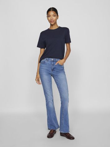 Donkerblauwe t-shirt Vinora Vila