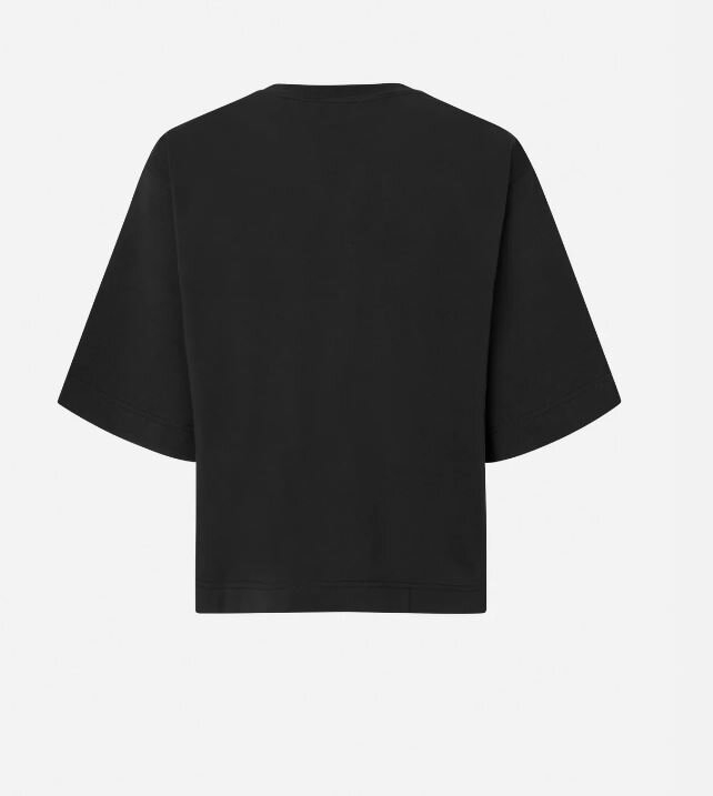 Donkerblauwe oversized t-shirt met merknaam Jiana Baum Und Pferdgarten