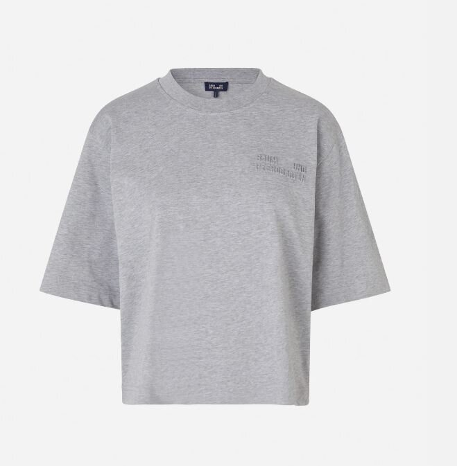 Grijze t-shirt met korte mouwen Jiana Baum Und Pferdgarten