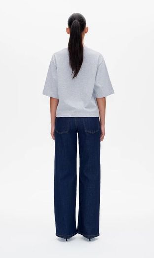 Grijze t-shirt met korte mouwen Jiana Baum Und Pferdgarten