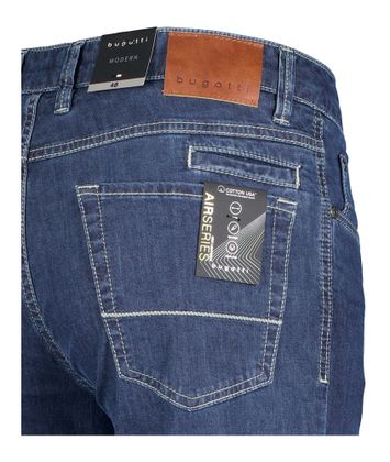 Donkerblauwe jeans Pisa Evo Bugatti
