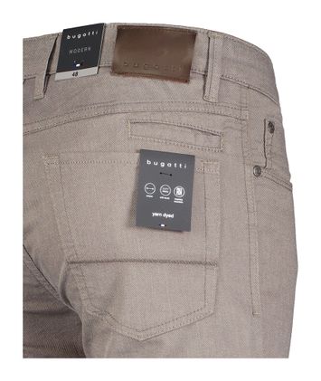 Grijze geklede broek Pisa Evo Bugatti