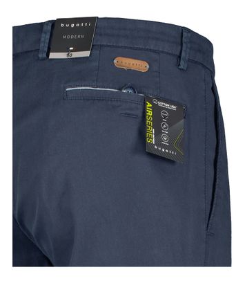 Blauwe slim fit chino Bugatti