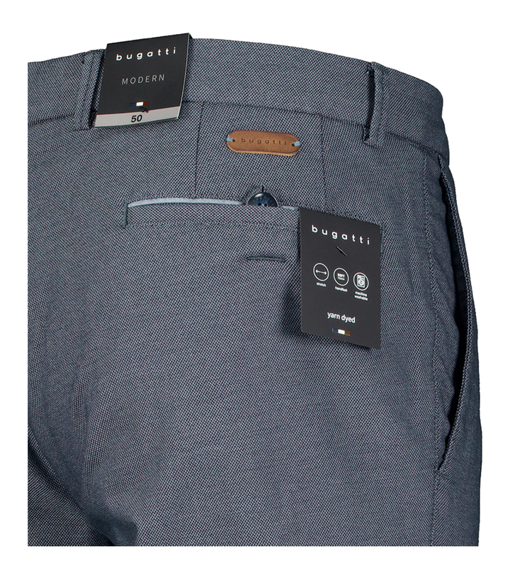 Blauwe geklede broek Bugatti