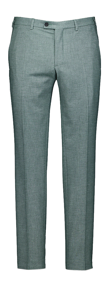 Groene slim fit kostuumbroek Digel