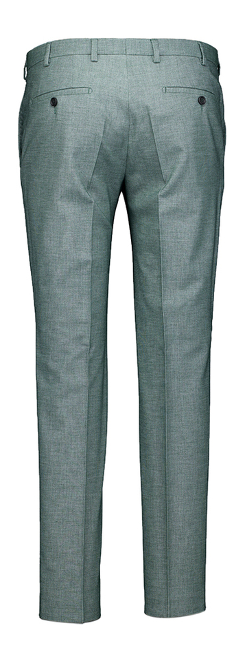 Groene slim fit kostuumbroek Digel
