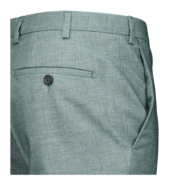 Groene slim fit kostuumbroek Digel