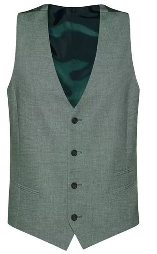 Groene mouwlose gilet Laurent Digel